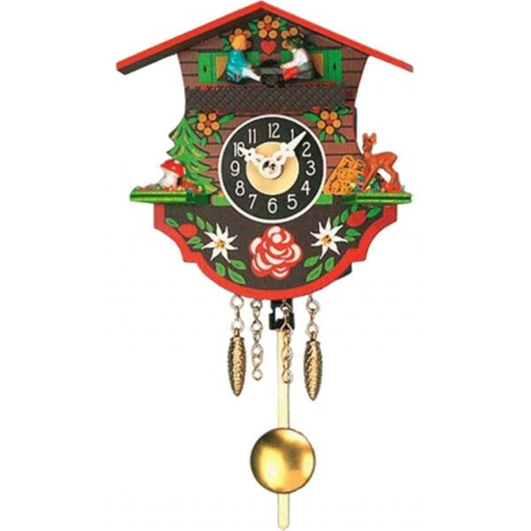 Engs tler Battery-operated Clock - Mini Size with Music-Chimes 0110KQP